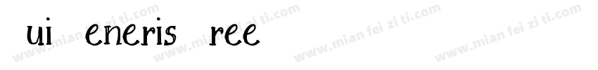 Sui Generis Free字体转换